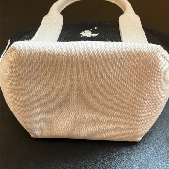 Ralph Lauren Black and White Canvas Tote - Picture 3 of 7